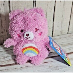 Care Bears Bum Bumz CHEER Bear Pink 4.5" Mini Plush BumBumz NEW NWT